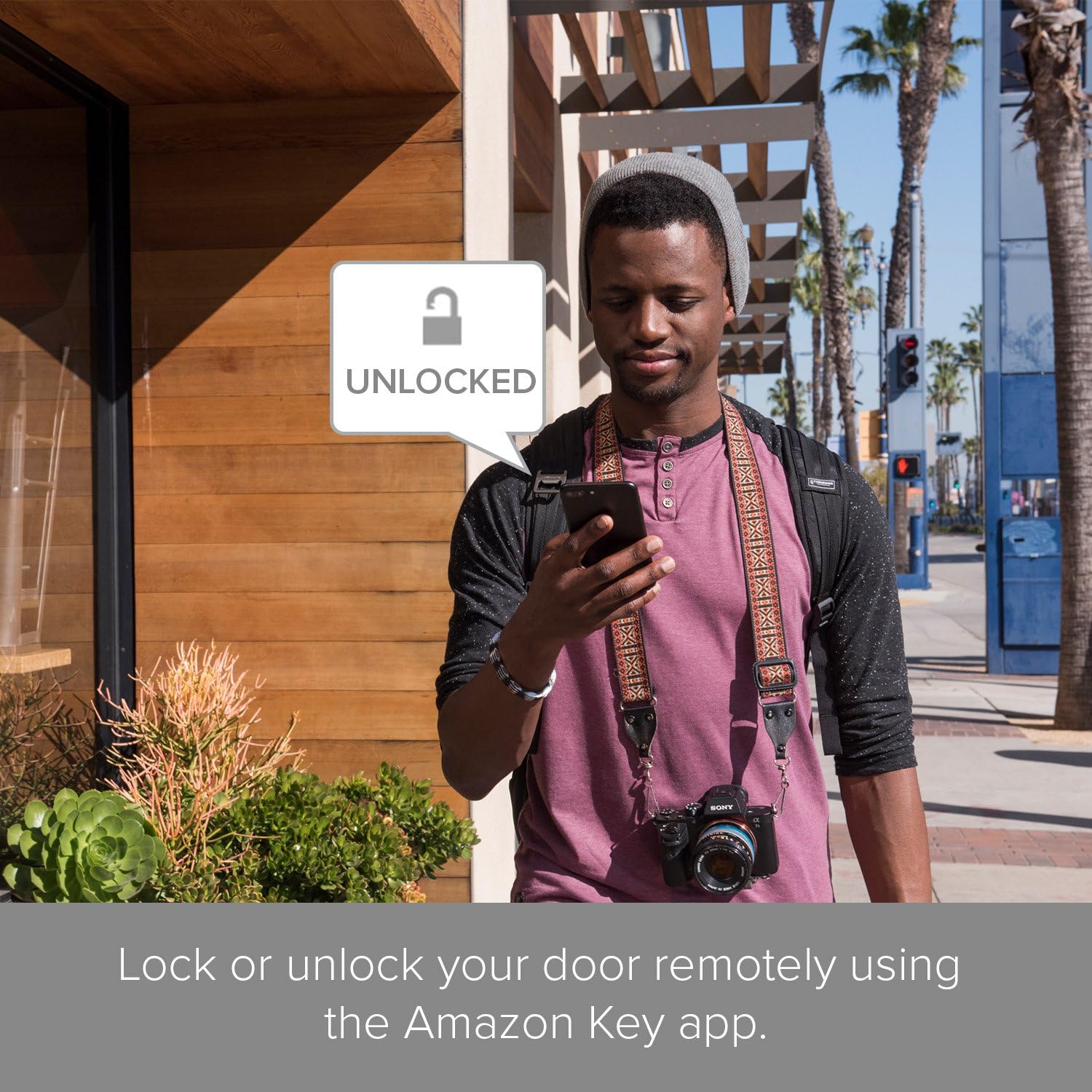 Alternative view of Kwikset Convert Smart Lock Conversion Kit (Amazon Key Edition u2013 Amazon Cloud Cam required), Compatible with Alexa in Satin Nickel