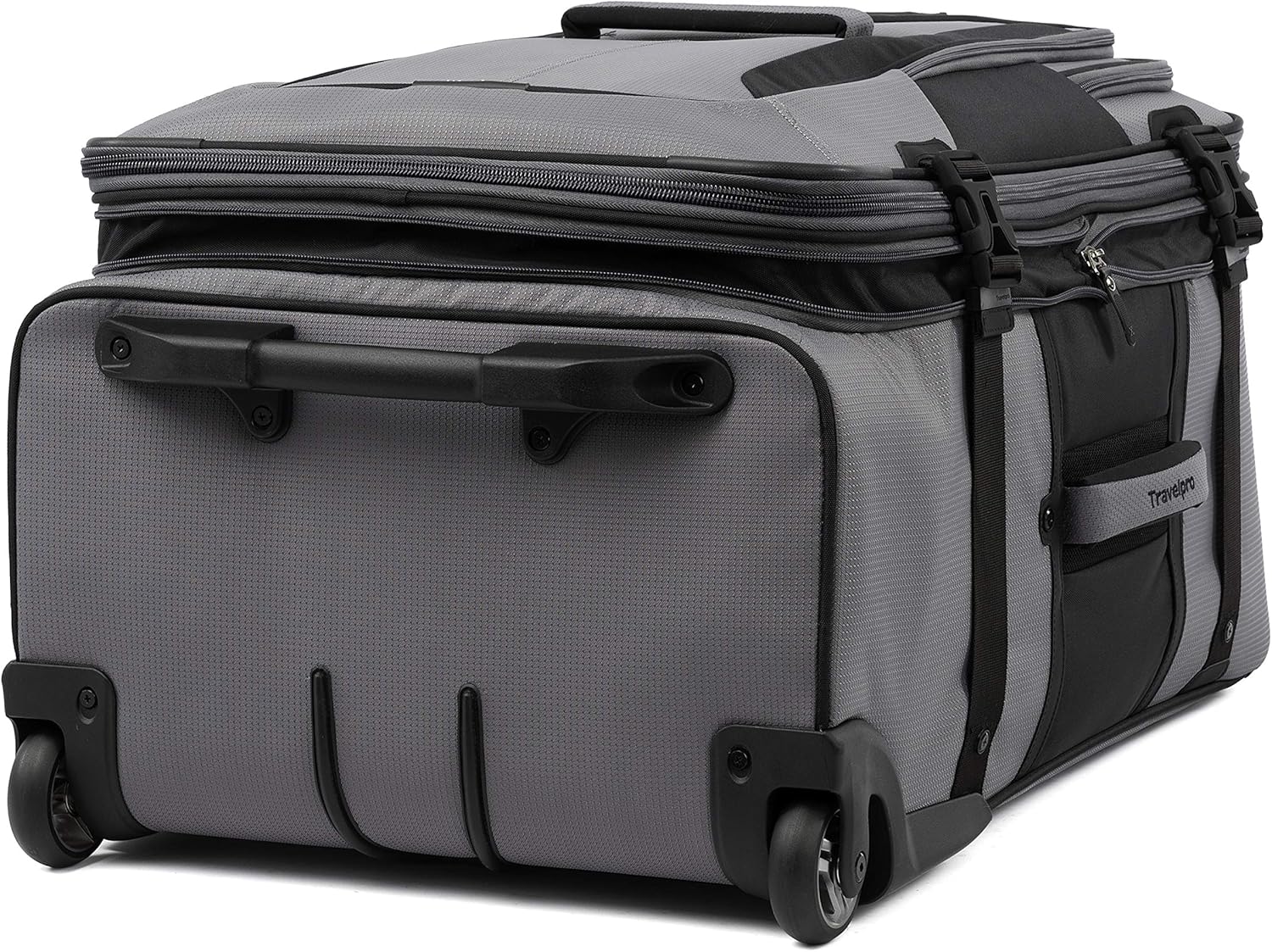 Alternative view of Travelpro Unisex-Adult Bold Softside Expandable Rollaboard Upright Luggage, Grey/Black, Checked-Large 28-Inch