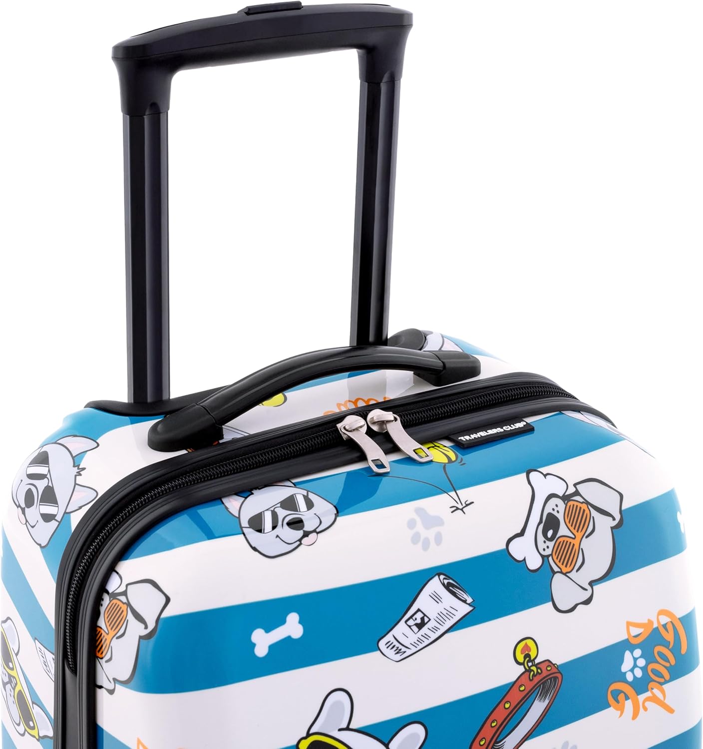Alternative view of Travelers Club 5 Piece Kids' Luggage Set, Cool Dog