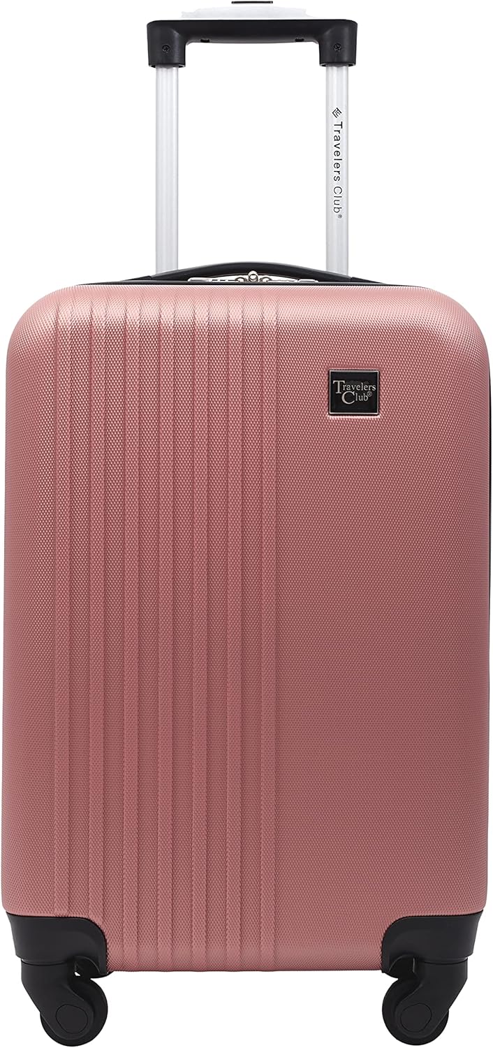 Alternative view of Travelers Club Cosmo Luggage, Rose Gold - 20 Inch, 20-Inch