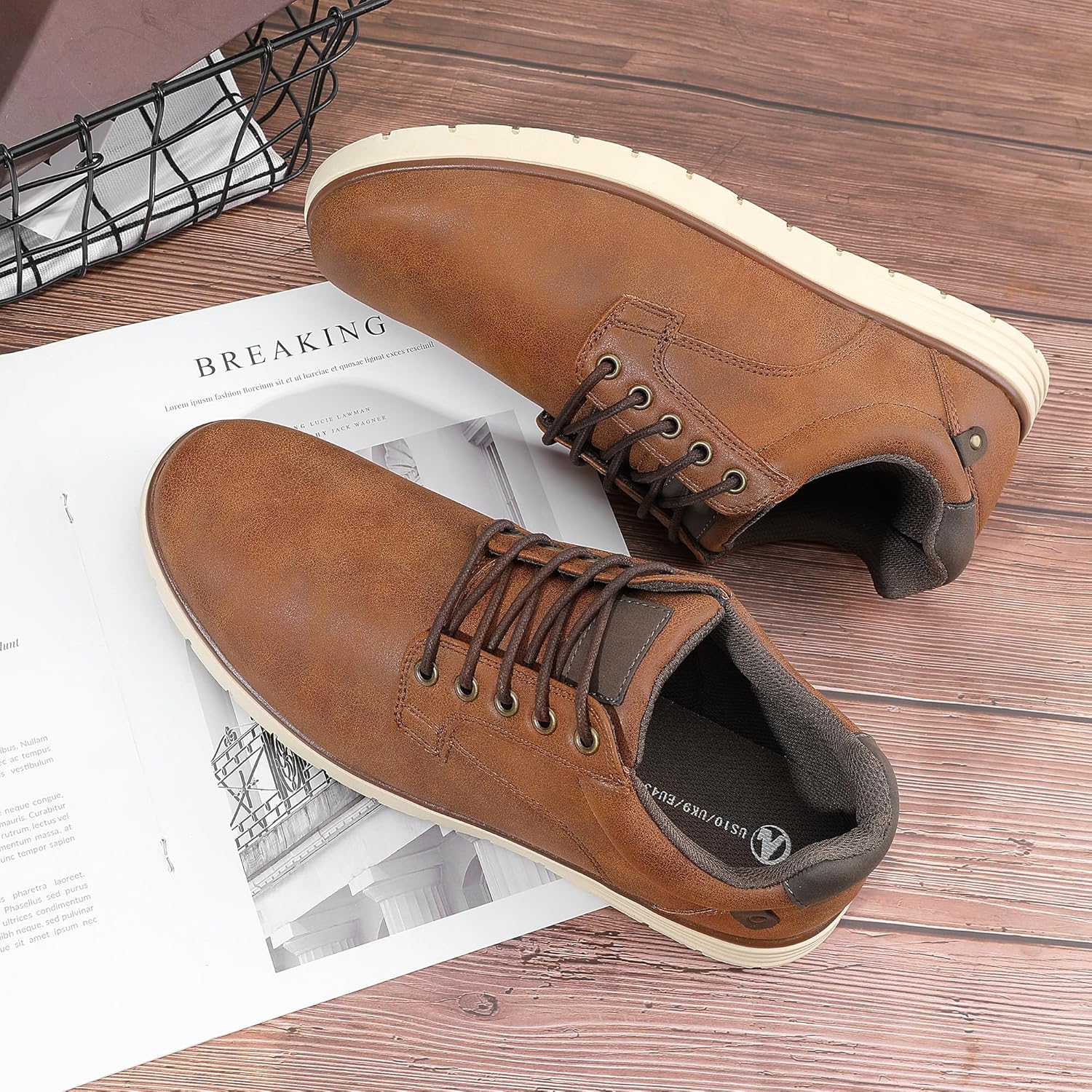 Alternative view of NCCB Men's Casual Oxfords Dress Shoes for Men Comfortable Business Formal Sneakers