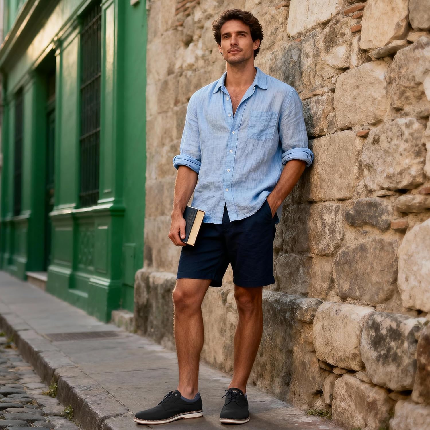 DECARSDZ Men's Dress Casual Shoes Lace Up Oxfords for Men