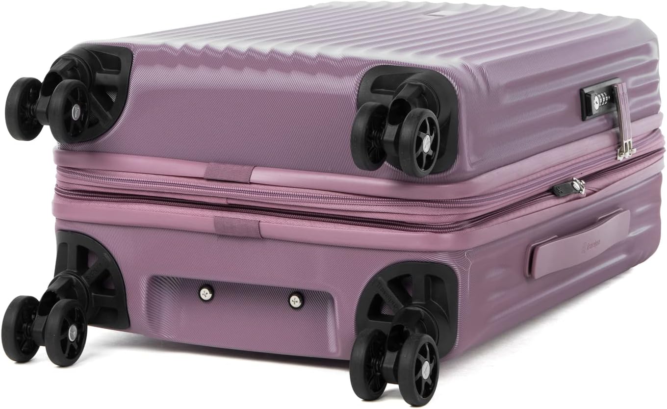 Travelpro Maxlite Air Hardside Expandable Carry on Luggage, 8 Spinner Wheels, Lightweight Hard Shell Polycarbonate Suitcase, Orchid Pink Purple, Carry On 20-Inch - Image 3