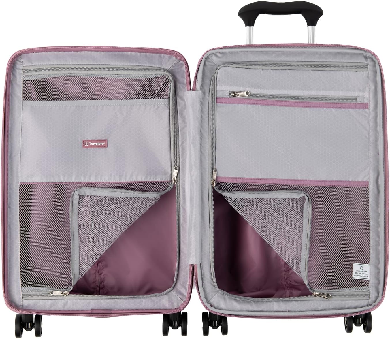 Travelpro Maxlite Air Hardside Expandable Carry on Luggage, 8 Spinner Wheels, Lightweight Hard Shell Polycarbonate Suitcase, Orchid Pink Purple, Carry On 20-Inch - Image 5