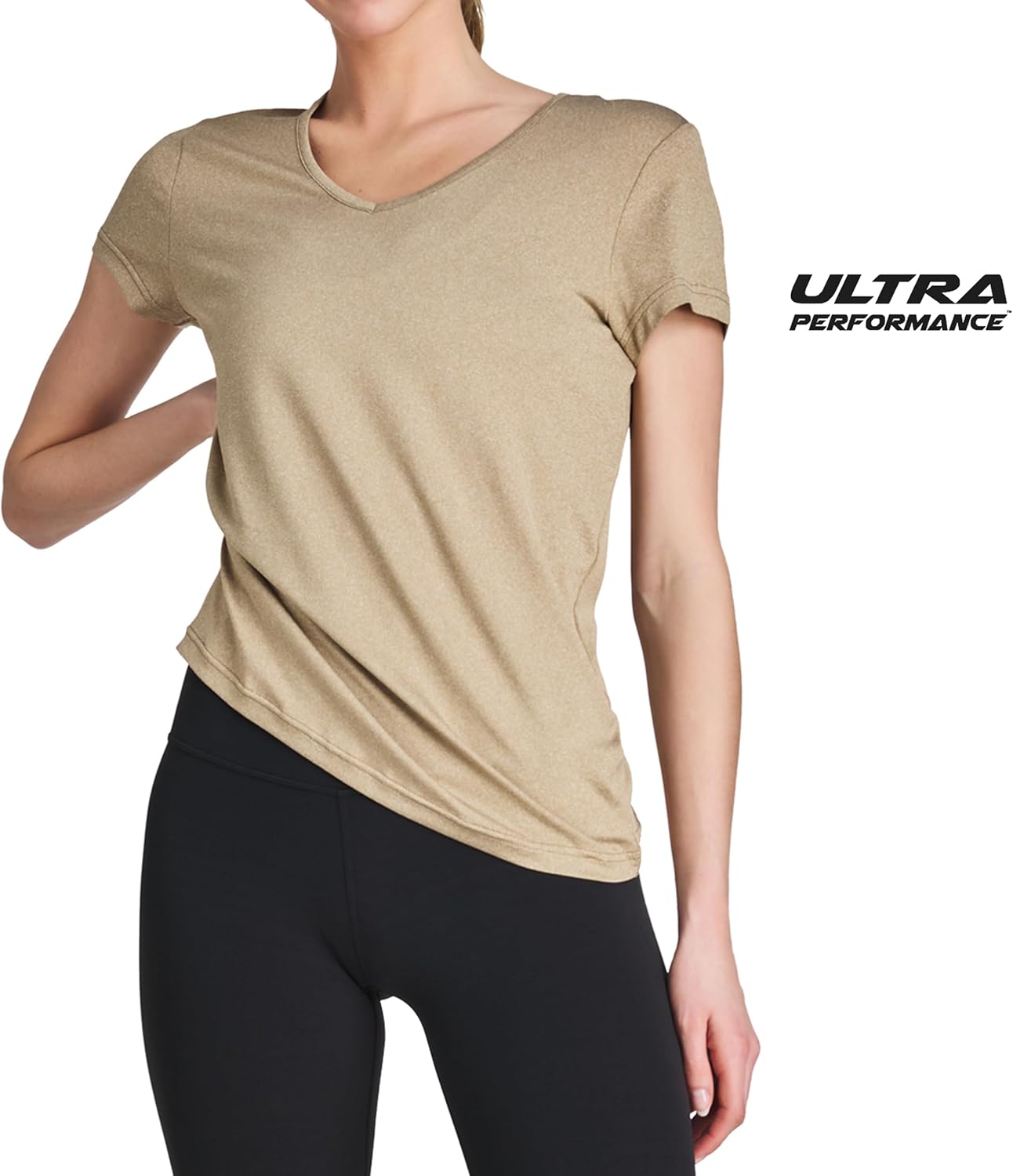 Women's V-Neck Activewear T-Shirts 3 Pack Athletic Womens Short Sleeve Workout Tops Dry Fit Shirt Gym & Yoga Tees for Women