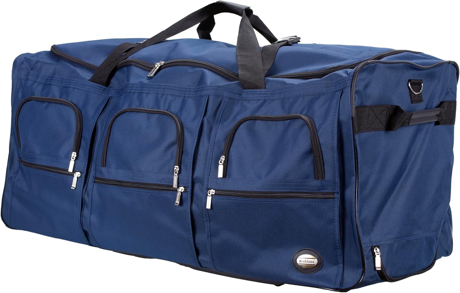 Alternative view of Rockland Rolling Duffel Bag, Navy, 40-Inch