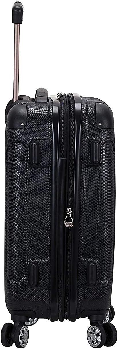 Alternative view of Rockland London Hardside Spinner Wheel Luggage, Black, Carry-On 20-Inch