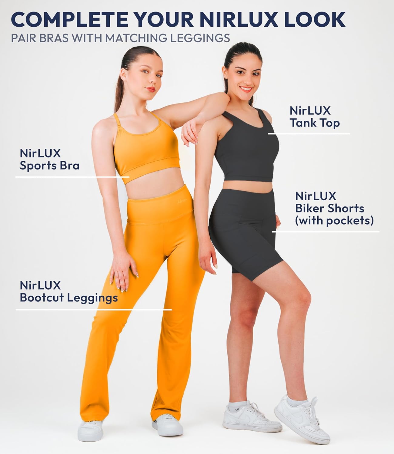 Nirlon U Tank Sports Bra for Women u2013 Scoop Neck Workout Top with Built-in Cups u2013 Ideal for Yoga, Gym & All-Day Comfort Wear - Image 4