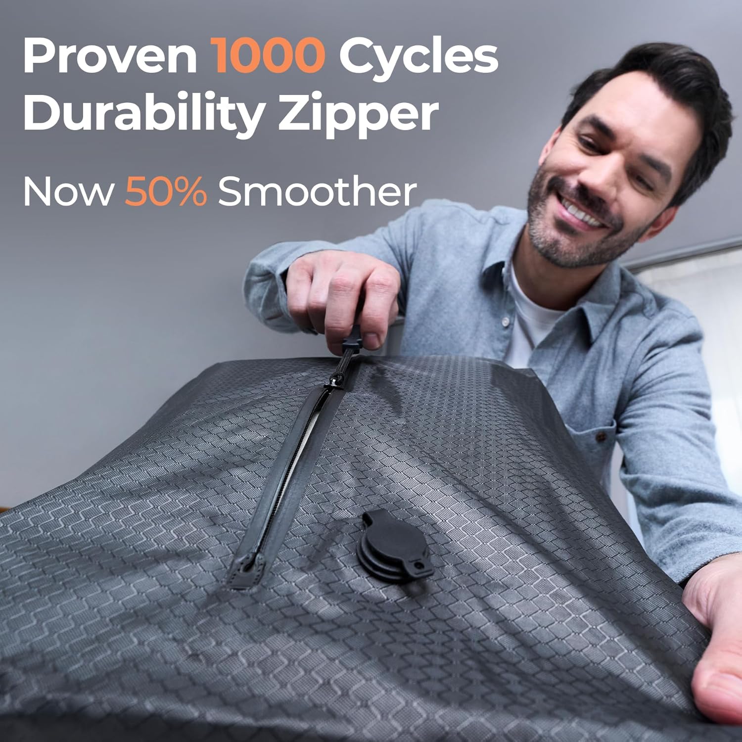 Alternative view of Relime Classic Series Vacuum Bags for Travel Luggage with Wireless Pump, Compression Bags for Carry On Suitcases and Backpack, Vacuum Seal Packing cube for Cloth Packing (2PC + PUMP)