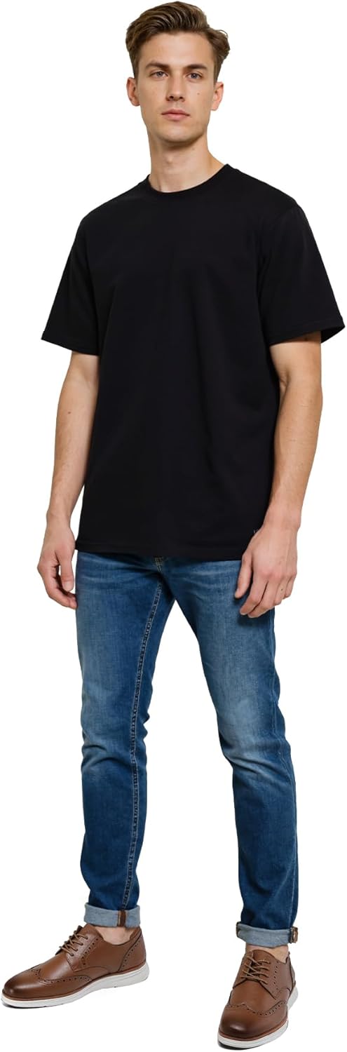 MERIDOS Men's Dress Sneakers Lightweight Casual Business Wingtip Oxford Shoes