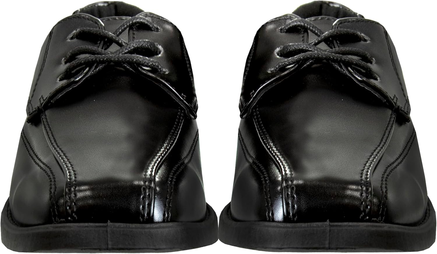 Alternative view of French Toast Boys Dress Shoes - Classic Lace-Up Oxford Casual Dress Formal Shoes - Black (Size 7 Toddler - Size 6 Big Kid)