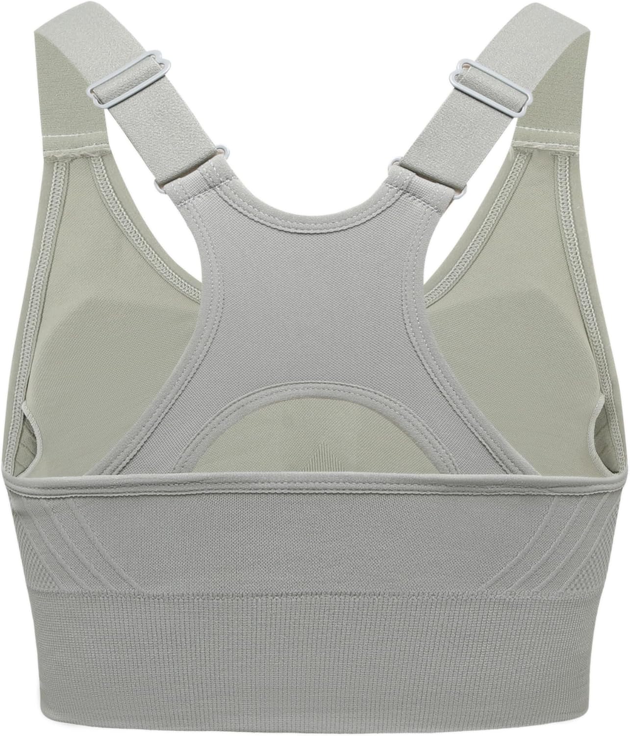 Sports Bra for Women High Support, High Impact Sports Bra Adjustable Supportive Wireless Gym & Yoga, Black, Large