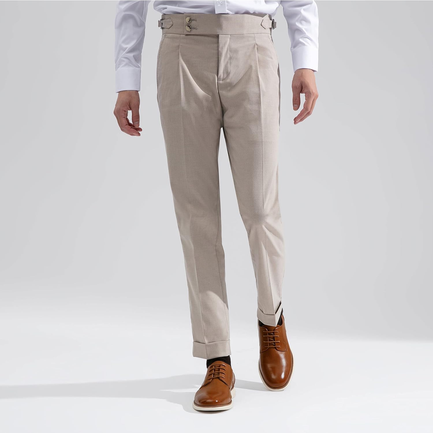 Alternative view of Jousen Men's Dress Shoes Brogue Formal Lace Up Oxfords Shoes