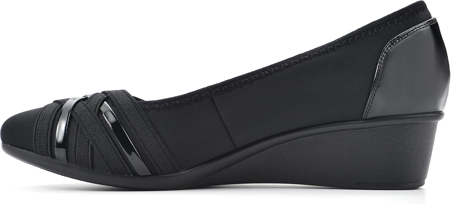 Alternative view of Cliffs by White Mountain Women's Bowie Cushioned Ballet Wedge Heel