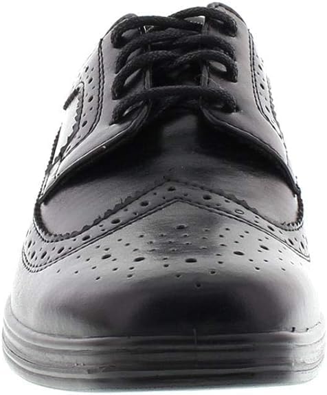 Deer Stags Boys' Ace Formal Dress Shoes Wingtip Brogue Oxford for Church, School Uniform, Graduation/Luggage