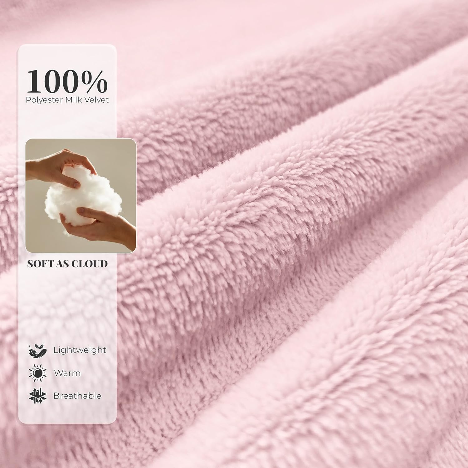 LYCY Womens Hooded Plush Long Robe, Soft Warm Bathrobe for Women Mid-Length Fluffy Spa Robe