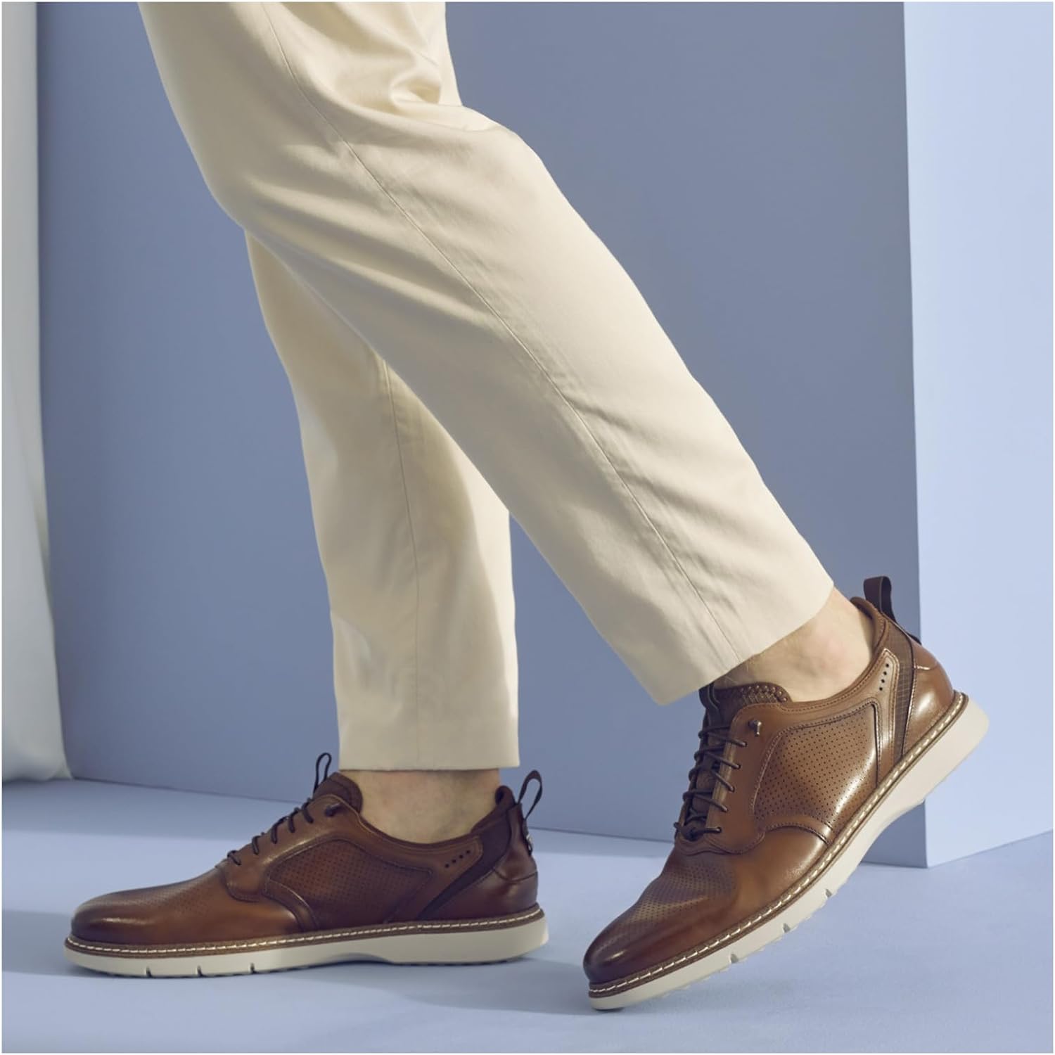 Stacy Adams Men's, Sync Plain Toe Elastic Lace Oxford