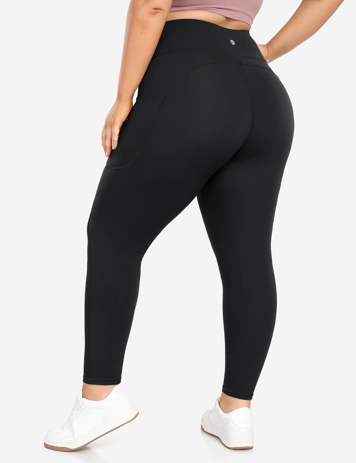 Heathyoga X-6XL Plus Size Leggings for Women with Pockets Tummy Control Plus Size Yoga Pants High Waist Workout Clothes