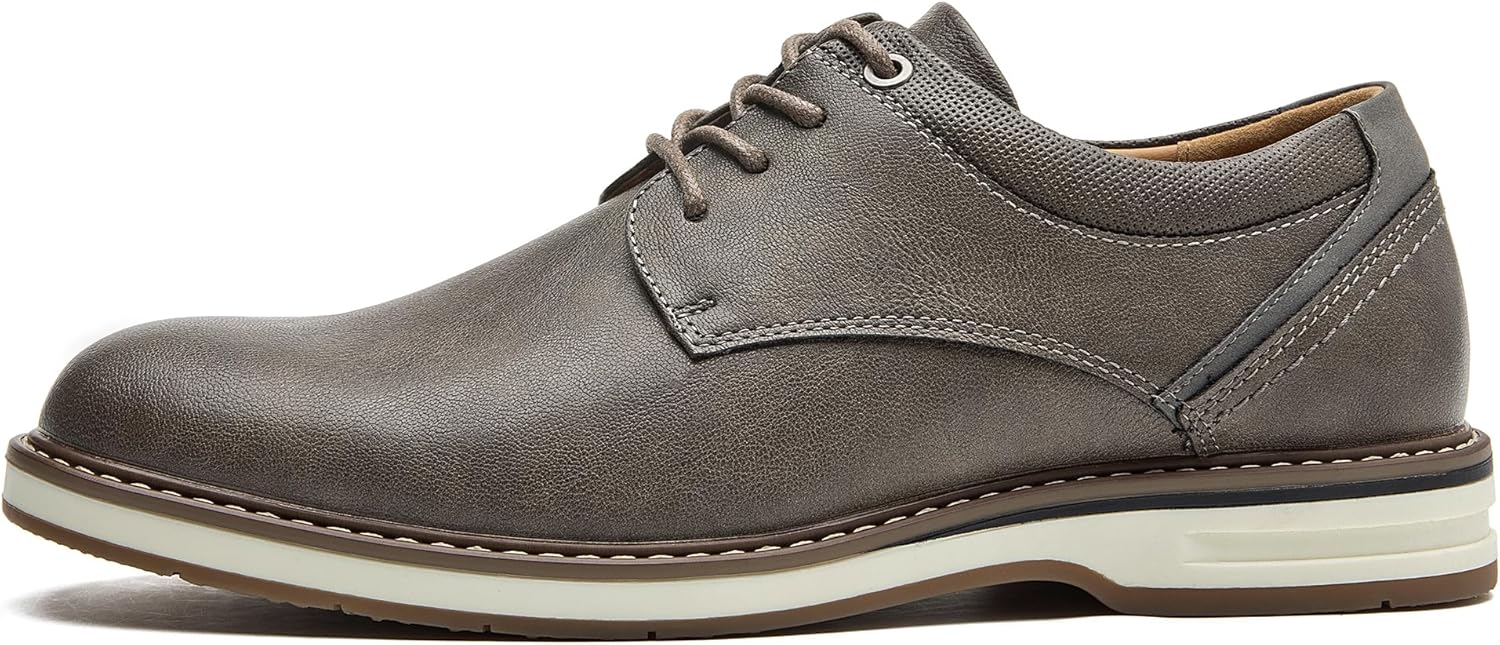 Alternative view of CLOWSE Men's Dress Shoes Casual Business Formal Oxfords Classic Lace Up Work Dress Shoes