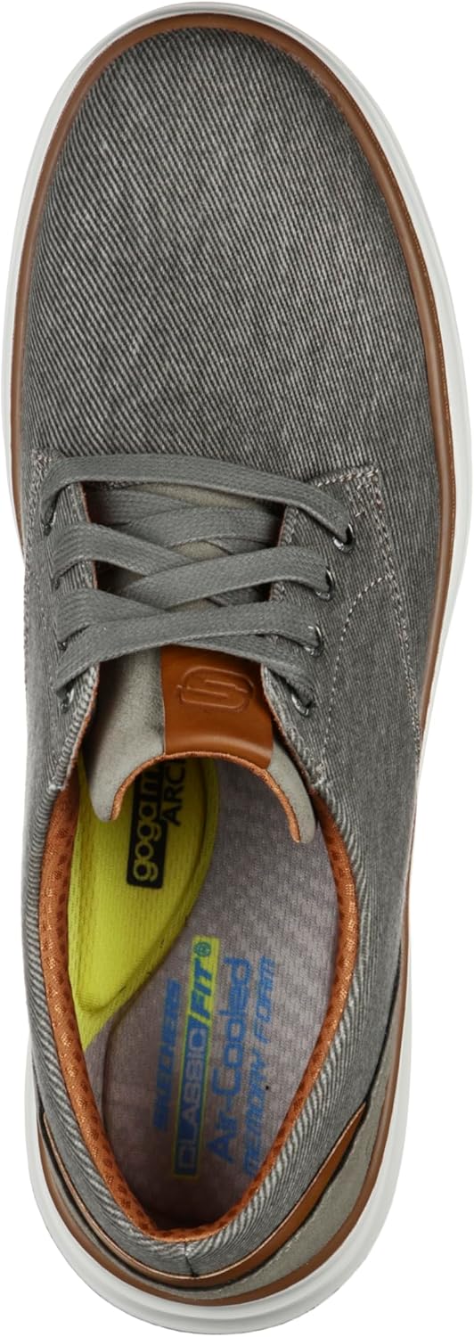 Skechers Men's Ederson Moreno Canvas Oxford Shoe