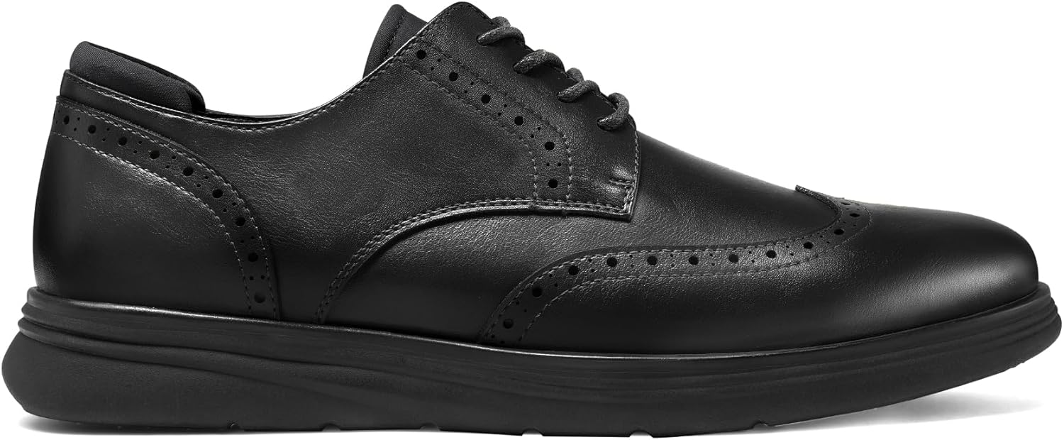 Alternative view of MERIDOS Men's Dress Sneakers Lightweight Casual Business Wingtip Oxford Shoes