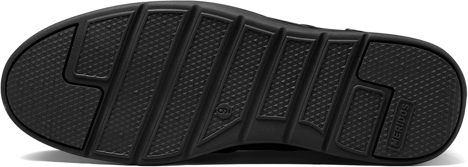 MERIDOS Men's Dress Sneakers Lightweight Casual Business Wingtip Oxford Shoes - Image 4