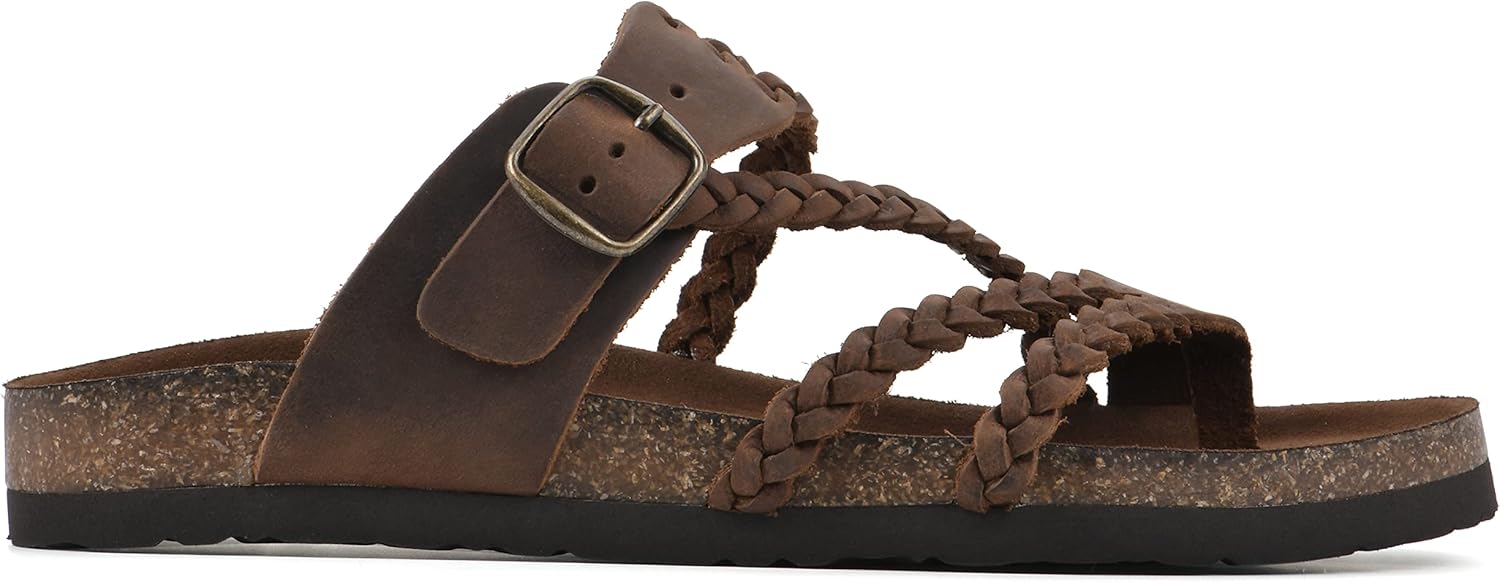 Alternative view of WHITE MOUNTAIN Women's Hayleigh Braided Signature Comfort-Molded Footbed Sandal
