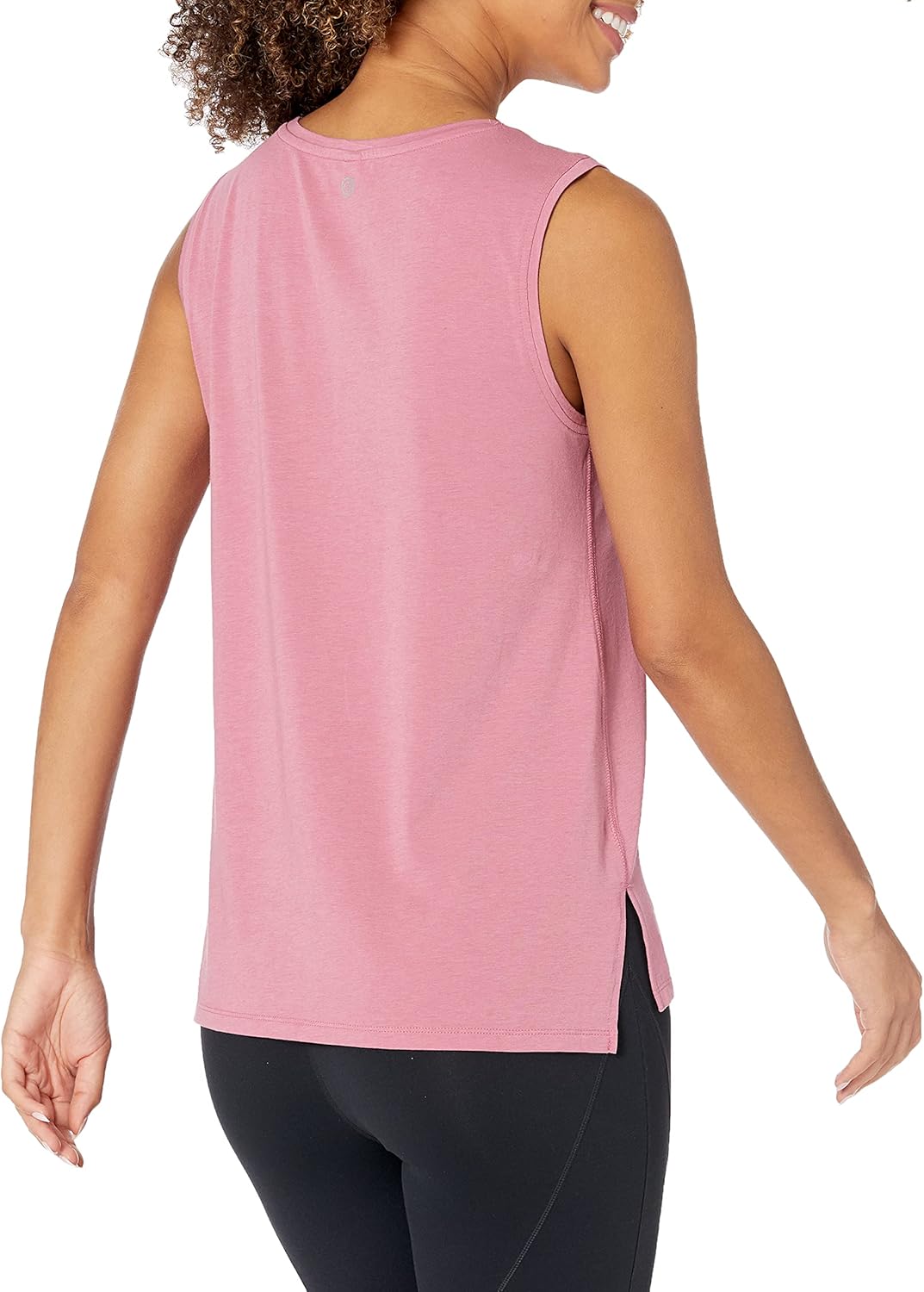 Amazon Essentials Women's Soft Cotton Relaxed-Fit Yoga Tank Top (Available in Plus Size)