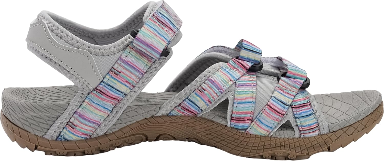 Alternative view of WHITIN Womenu2019s Hiking Sandals with Arch Support | Adjustable Hook and Loop Straps | Durable Sport Sandals for Outdoor Adventure