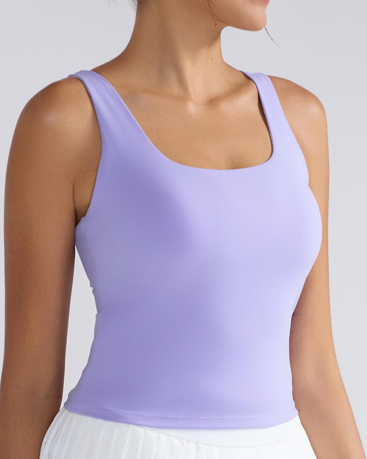 Alternative view of RUNNING GIRL Tank Tops with Built in Bras, Racerback Activewear Yoga Workout Tops for Women