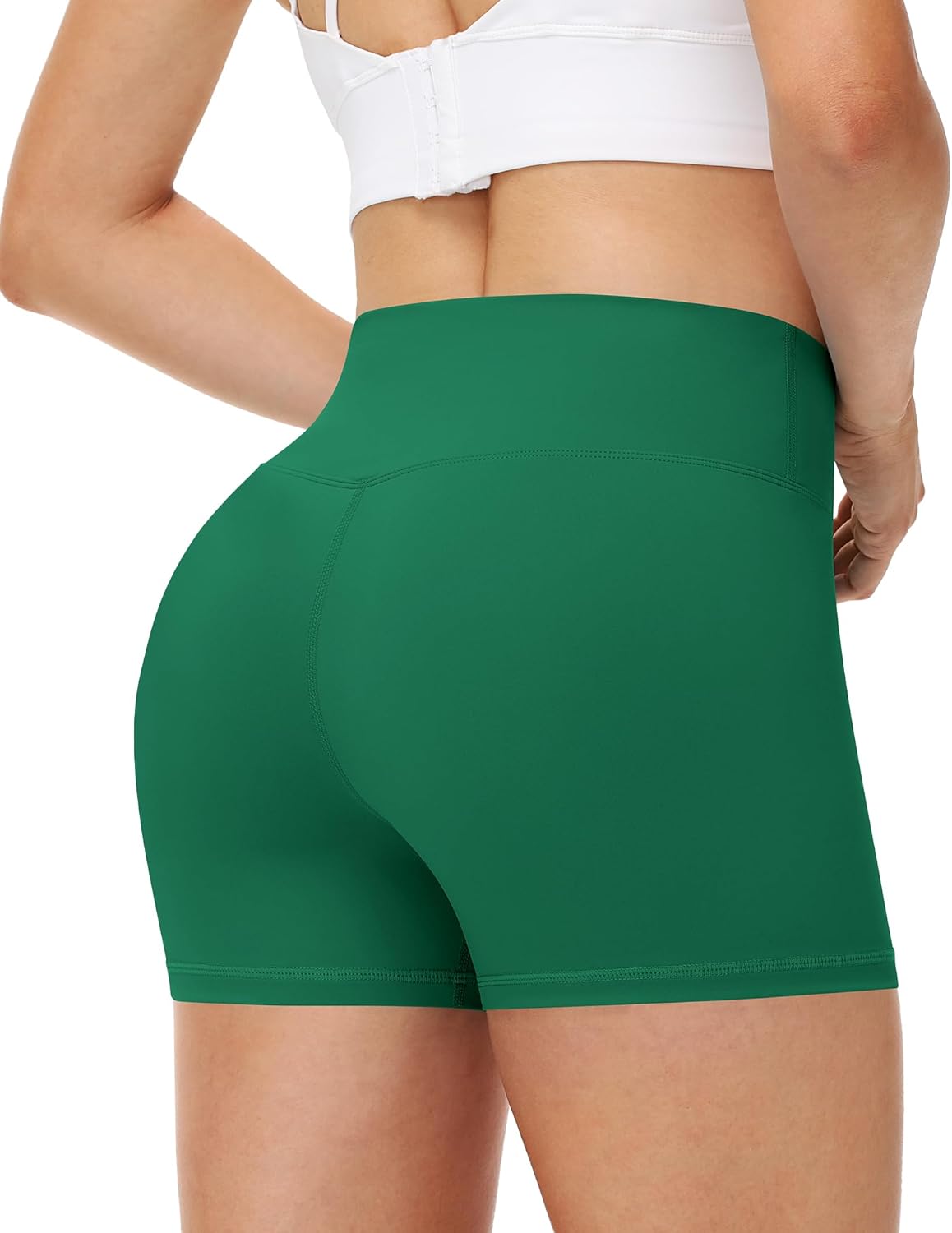 Runhit Women's Workout Biker Shorts - 3"/5"/8" High Waisted Tummy Control Spandex Booty Shorts for Volleyball Gym Yoga Dance