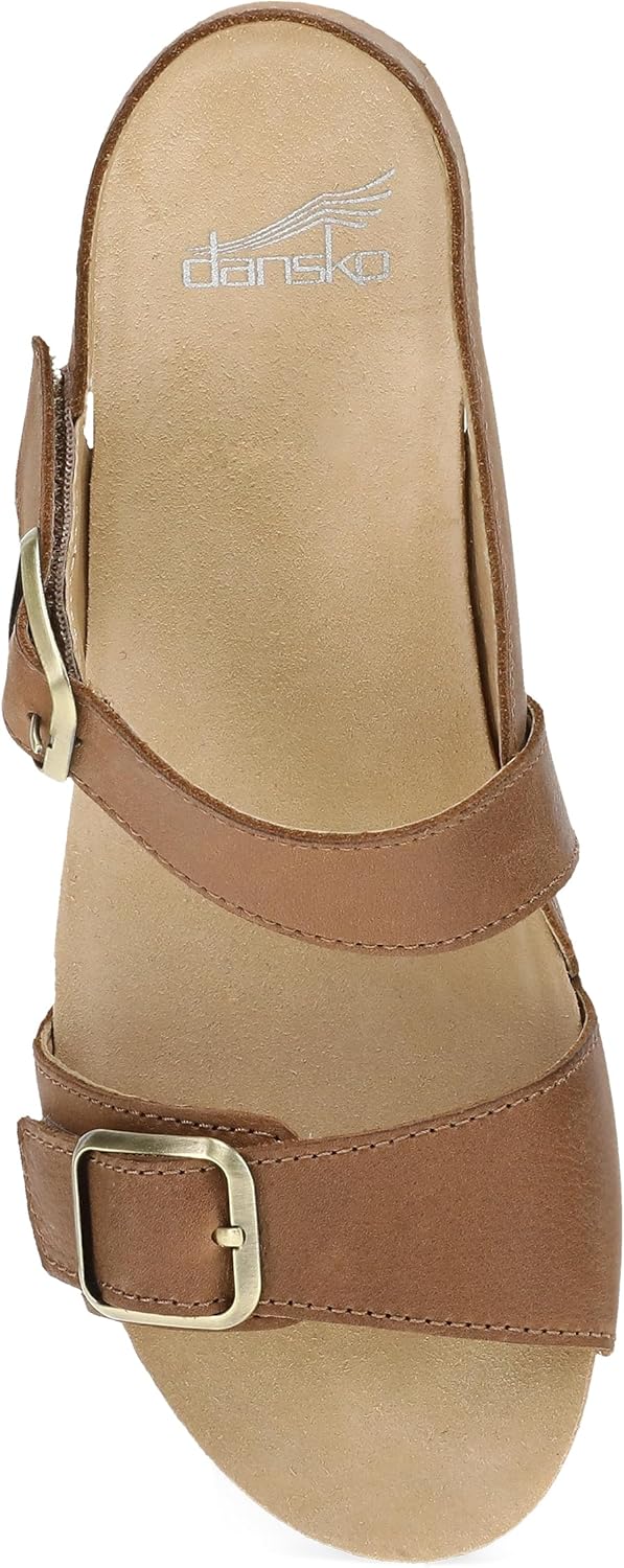Alternative view of Dansko Trinity Wedge Sandal for Women u2013 Contoured Footbed for All-Day Comfort and Support u2013 Hook & Loop Strap with Buckle Detail u2013 Lightweight Rubber Outsole
