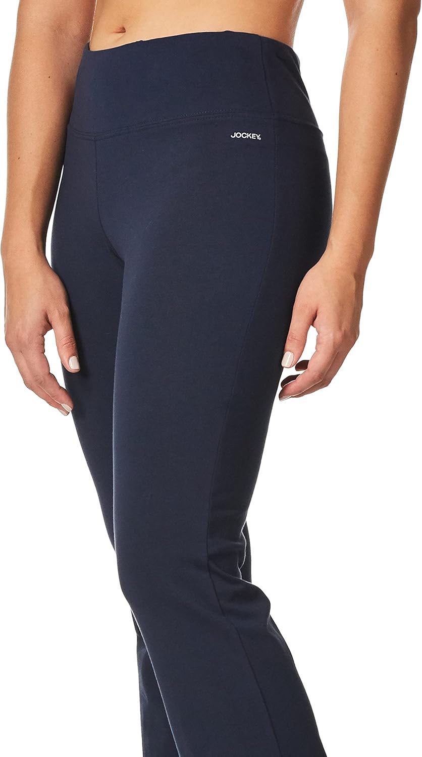 Alternative view of Jockey Women's Active Cotton Stretch Slim Bootleg Yoga Pants