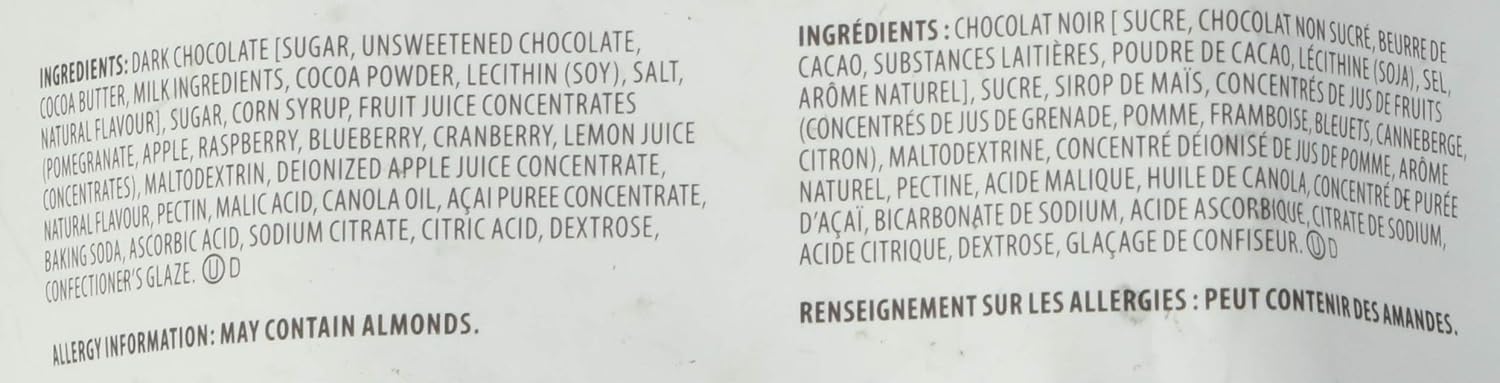 Alternative view of Brookside Chocolate Acai & Blueberry 850g/30 oz. Chocolates {Imported from Canada}