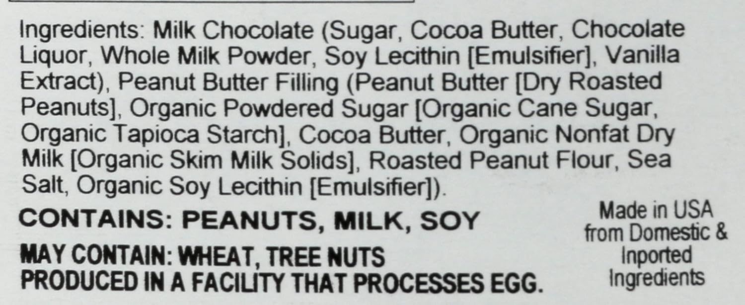 Alternative view of Nassau Candy, Candy Milk Chocolate Peanut Butter Cup, 11.5 Ounce