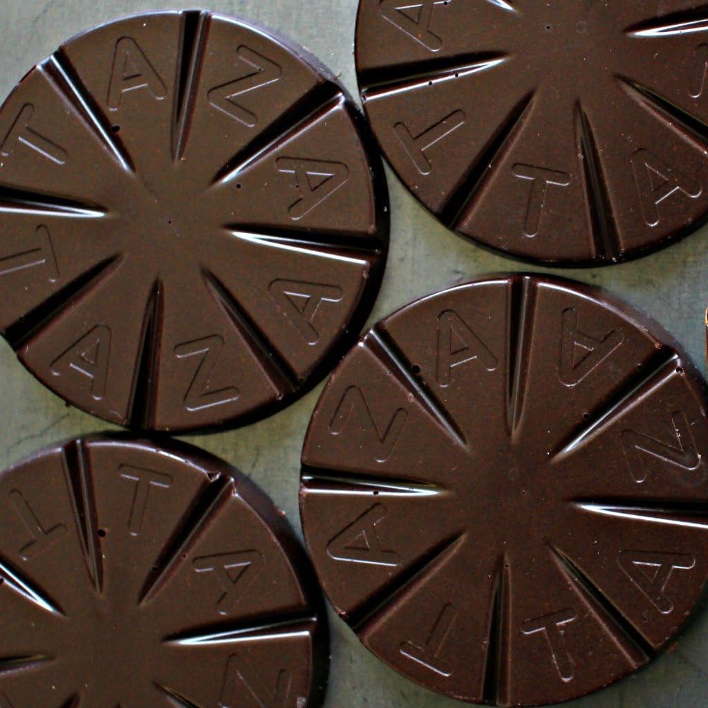 Alternative view of Taza Chocolate Organic Mexicano Disc 50% Dark Chocolate, Vanilla, 2.7 Ounce (12 Count), Vegan