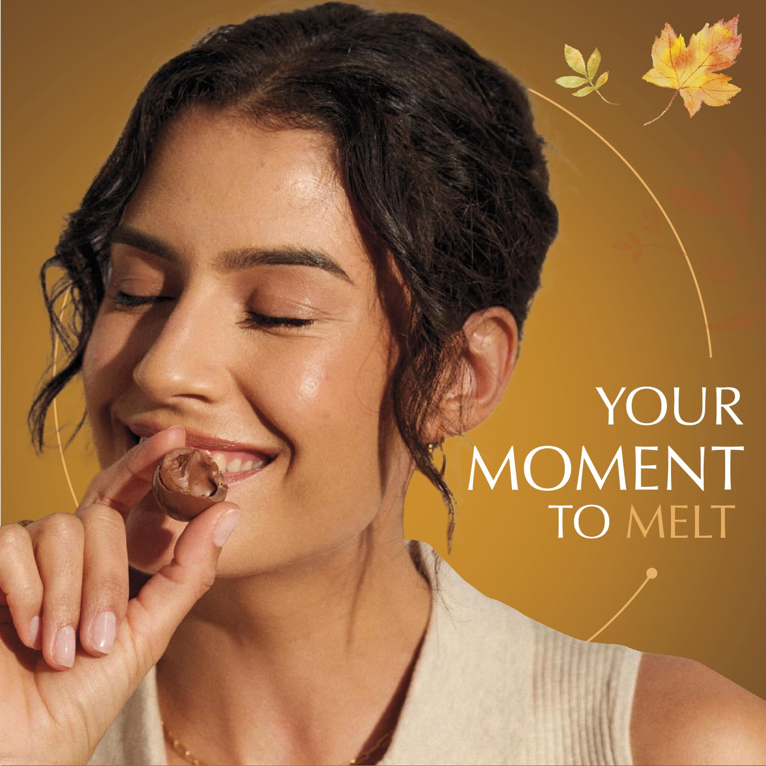 Alternative view of Lindt LINDOR Harvest Milk Assorted Chocolate Candy Truffles, Chocolates with Smooth, Melting Truffle Center, 8.5 oz. Bag