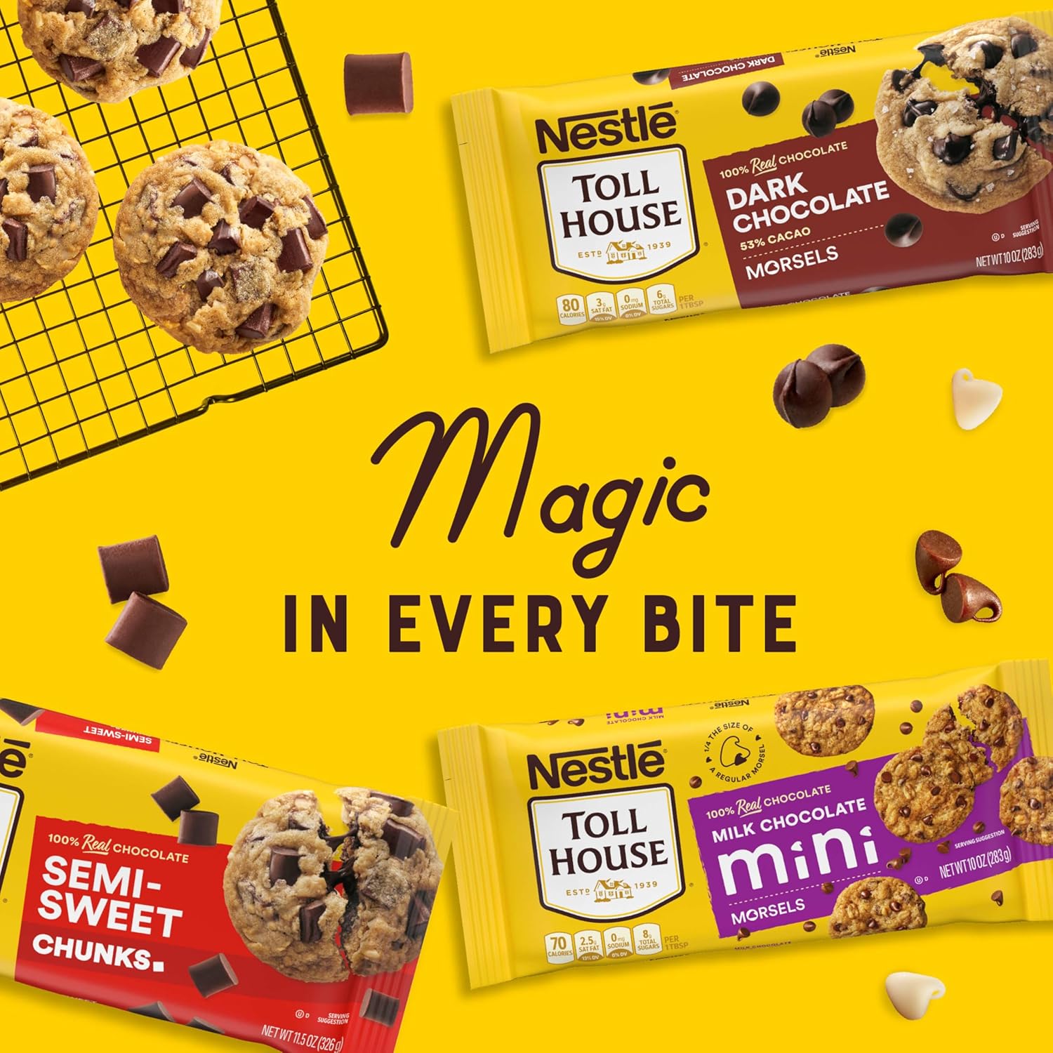 Nestle Toll House Semi Sweet Chocolate Chunks, 11.5 Oz - Image 6