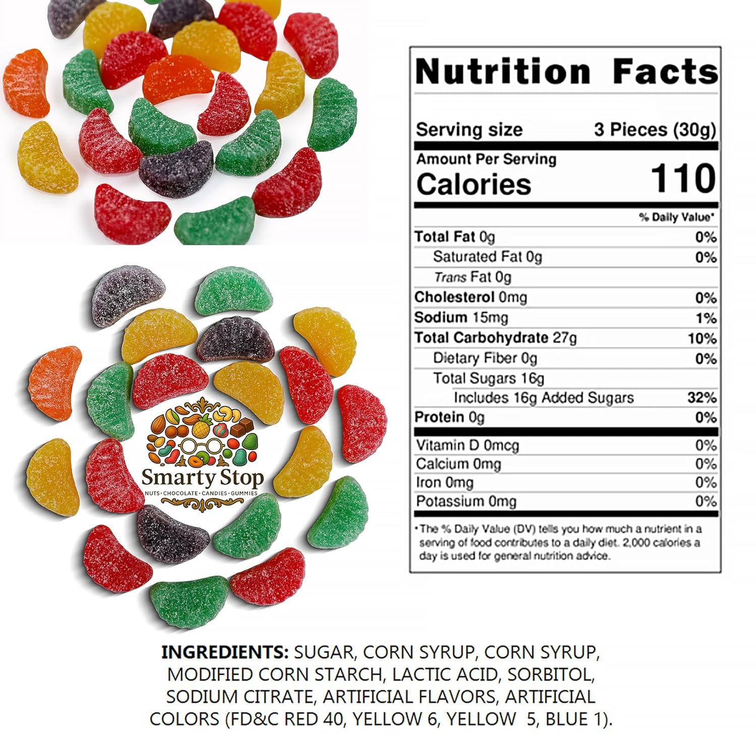 Alternative view of Smarty Stop Assorted Slice Wedges Candy (2 LB)