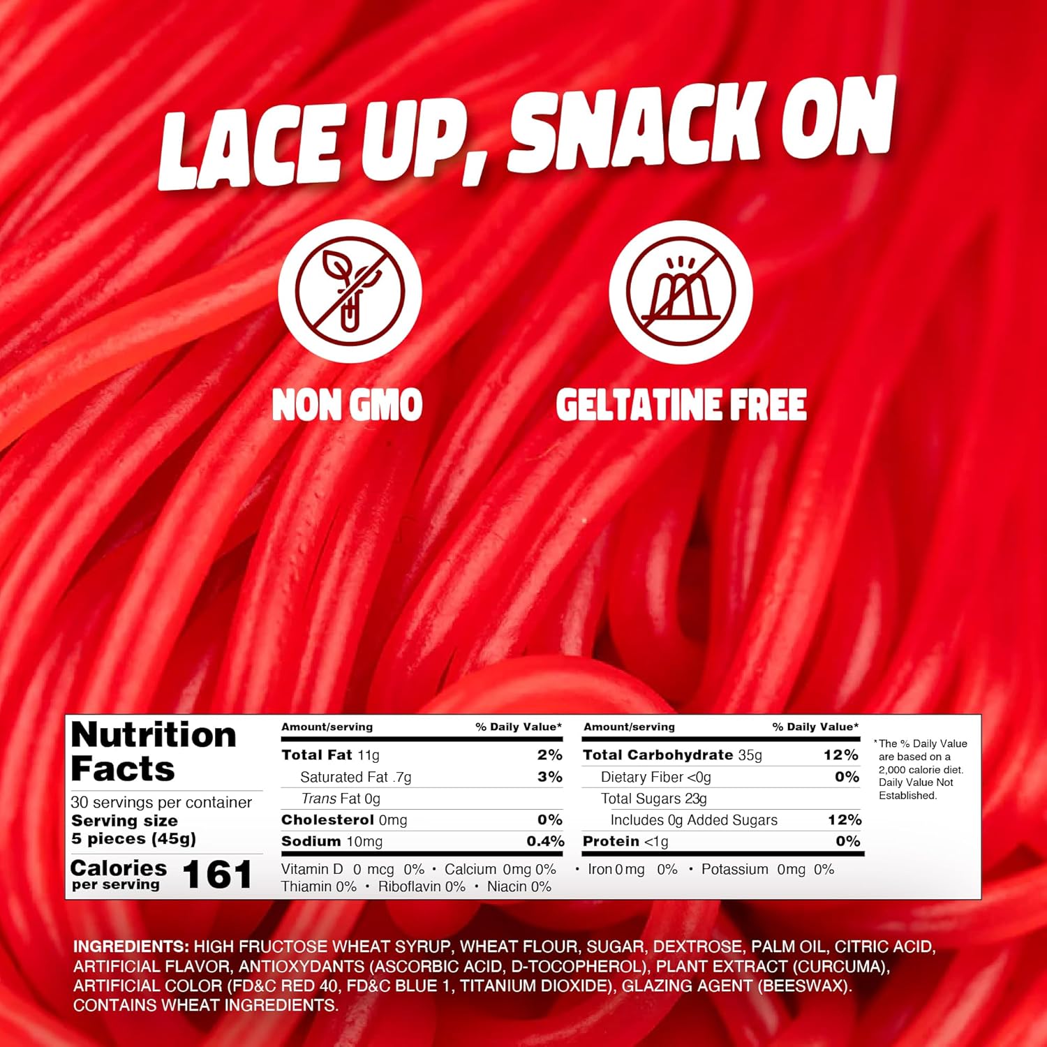 Gustaf's Strawberry Laces, 2 lbs(Pack of 3)