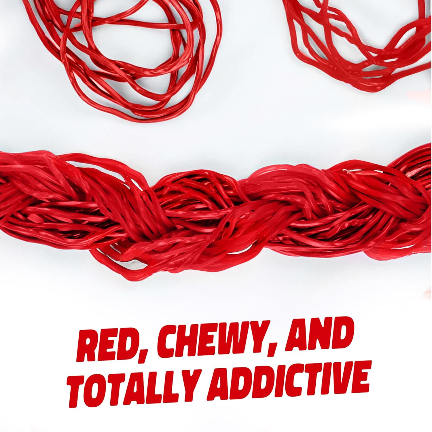 Alternative view of Gustaf's Strawberry Laces, 2 lbs(Pack of 3)