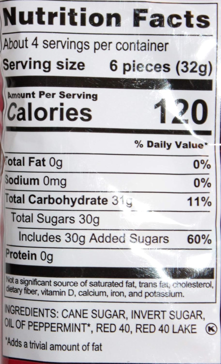 Red Bird (1) Bag Peppermint Candy Puffs - The Original Melt Away Mint - Naturally Flavored Handcrafted Candy Made with Pure Cane Sugar - Fat Free, Gluten Free - Net Wt. 5 oz