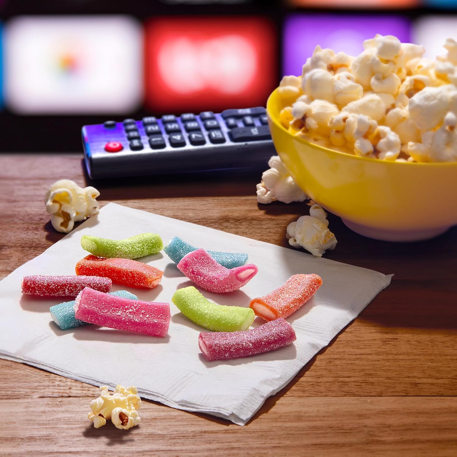 SweeTARTS Rope Bites Candy, Mixed Fruit, 8 Ounce Resealable Bag - Image 4