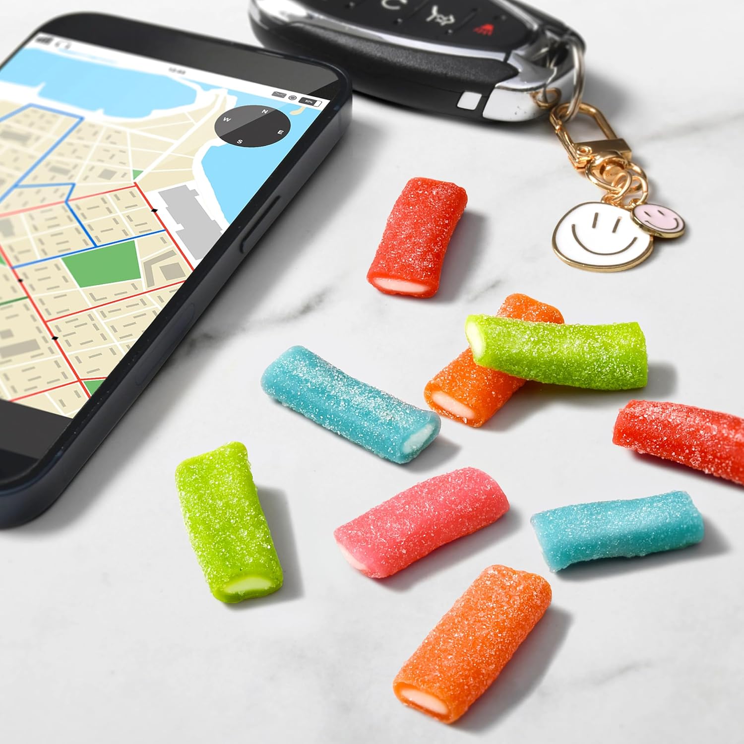 SweeTARTS Rope Bites Candy, Mixed Fruit, 8 Ounce Resealable Bag - Image 5