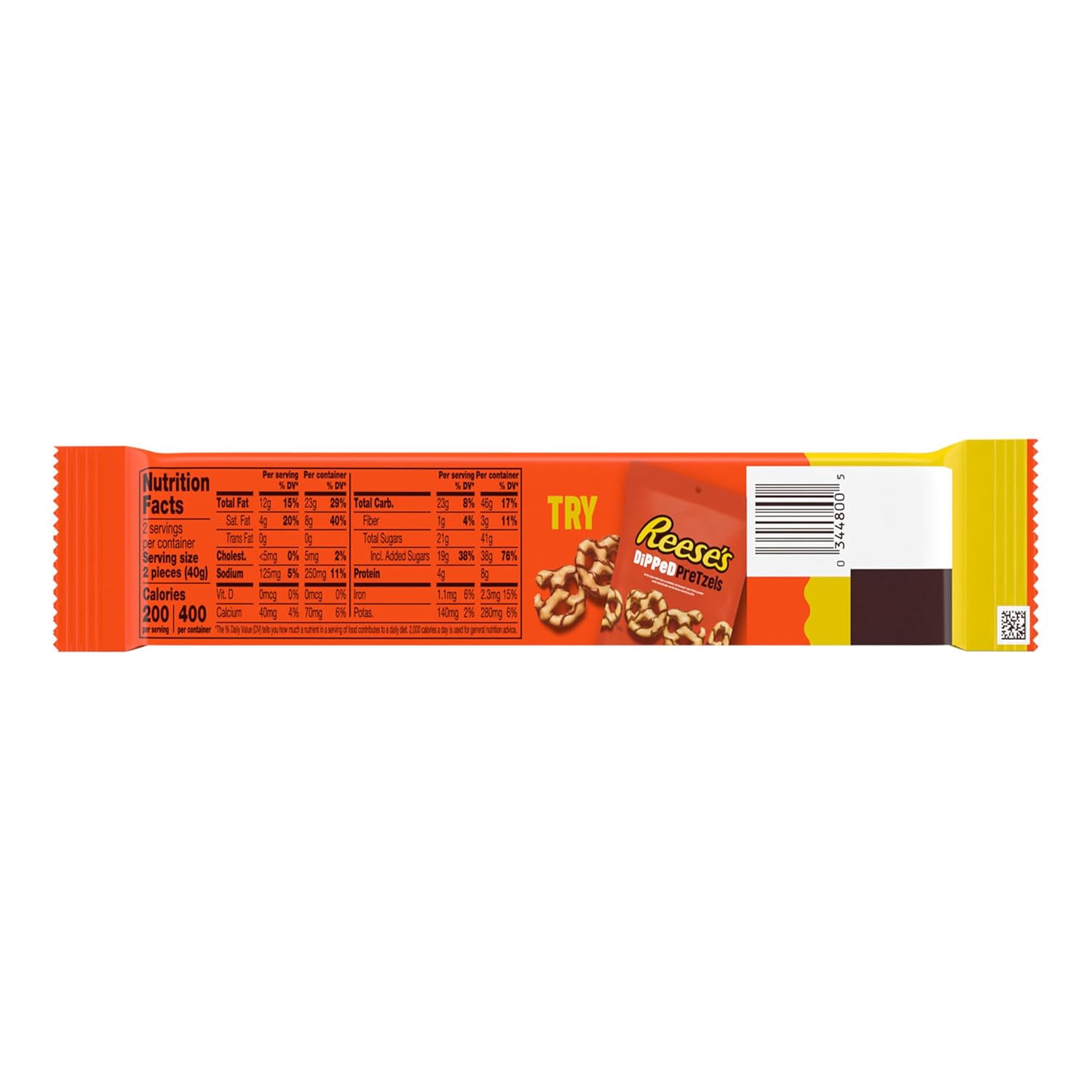 REESE'S Milk Chocolate King Size Peanut Butter Cups, Candy Pack, 2.8 oz