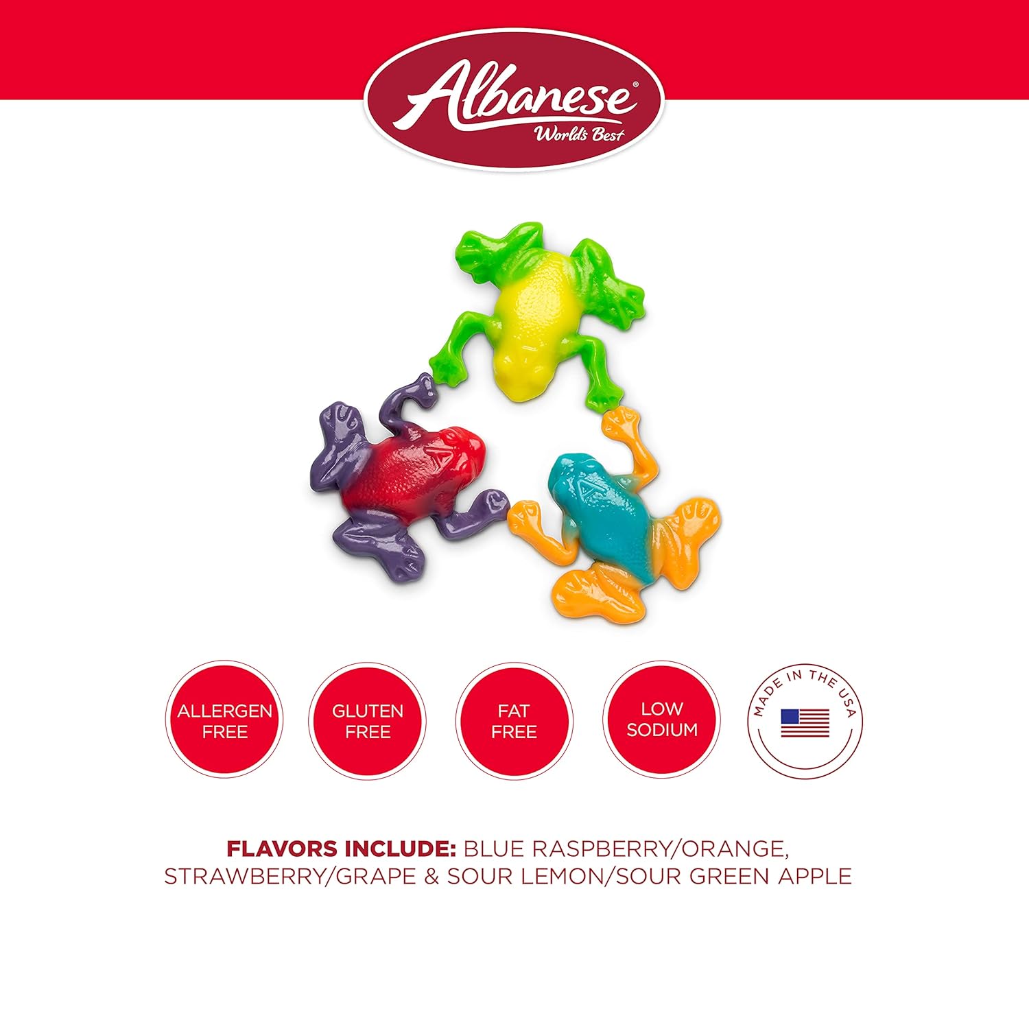 Albanese Candy, Gummi Rainforest Frogs, 5-pound Bag - Image 4