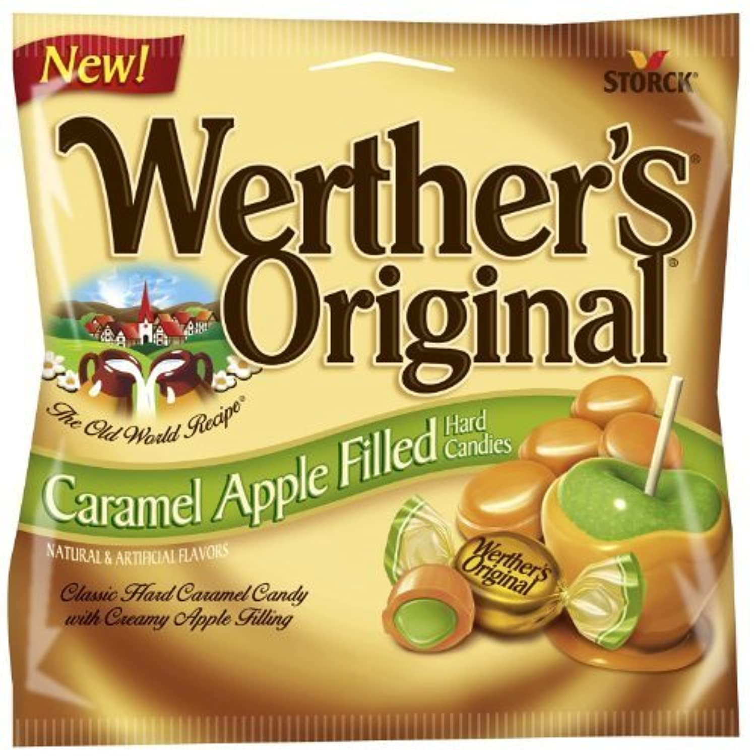 Werthers Original Caramel Apple Filled Hard Candies PACK of 3 - Image 4