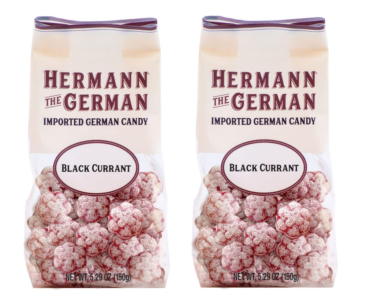 Alternative view of Hermann the German Hard Candy - Bavarian Imported - Pack of 2 (Blackberry)