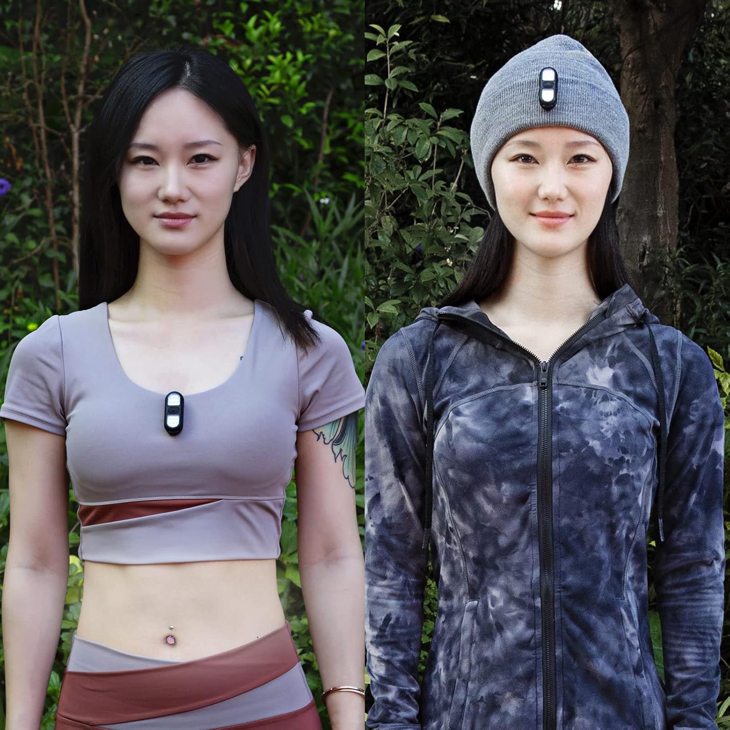 Clip on Flashlight, Running Lights for Runners Dog Light for Dog Walking at Night Rechargeable Safety Portable EDC Flashlight Gift for Runners Hands Free LED Work Light Flashing Camping Hiking Gear