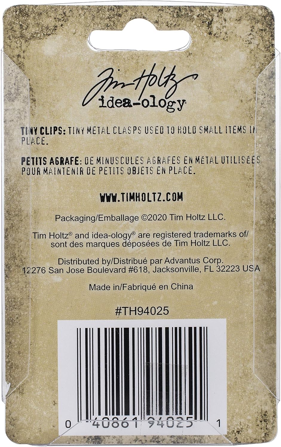 Tim Holtz Idea-ology TINY CLIPS IDEA-OLOG 15/PKG